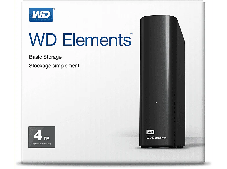 WESTERN DIGITAL Elements Desktop 4TB (WDBWLG0040HBK-EESN) - Image 18