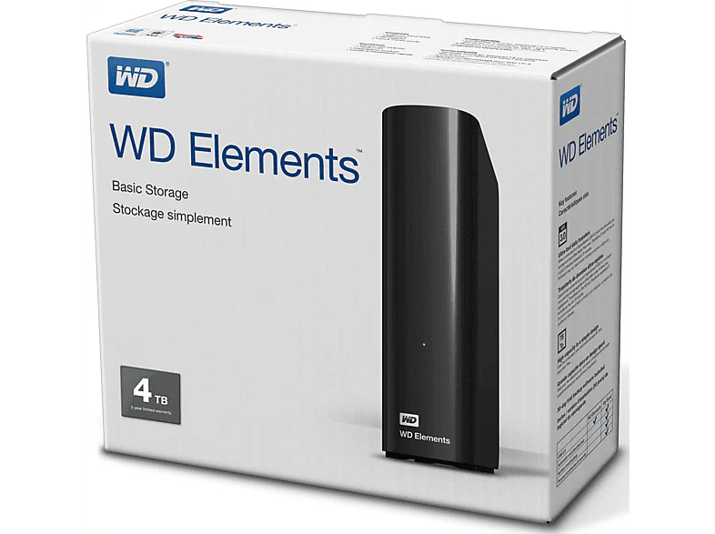 WESTERN DIGITAL Elements Desktop 4TB (WDBWLG0040HBK-EESN) - Image 26