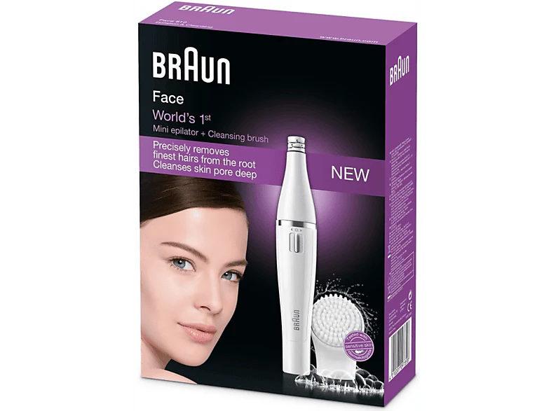 BRAUN Épilateur visage - Brosse nettoyante visage Face (SE810) - Image 21