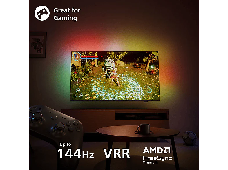 PHILIPS 55PUS9000 4k QLED Ambilight TV 55 inch (The One - 2025) - Image 22