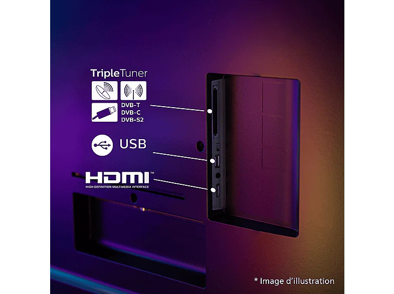 PHILIPS 55PUS9000 4k QLED Ambilight TV 55 inch (The One - 2025) - Image 26