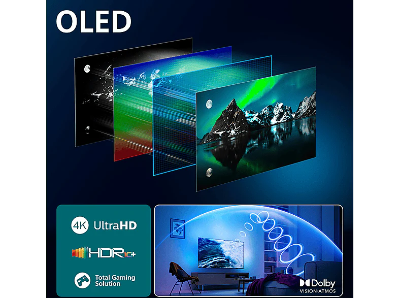 PHILIPS 65OLED760 4k OLED Ambilight TV 65 inch (2025) - Image 3