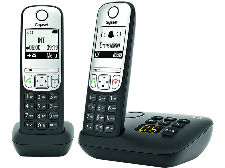 GIGASET Téléphone sans fil A690 Duo avec répondeur (L36852H2830M201) - Image 3