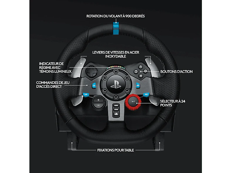 LOGITECH Volant PC G29 Driving Force PS3 / PS4 / PS5 - Image 6